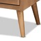 Baxton Studio Alina Oak Finished Wood and Rattan 2-Door Accent Storage Cabinet 162-10554 - alternate 6